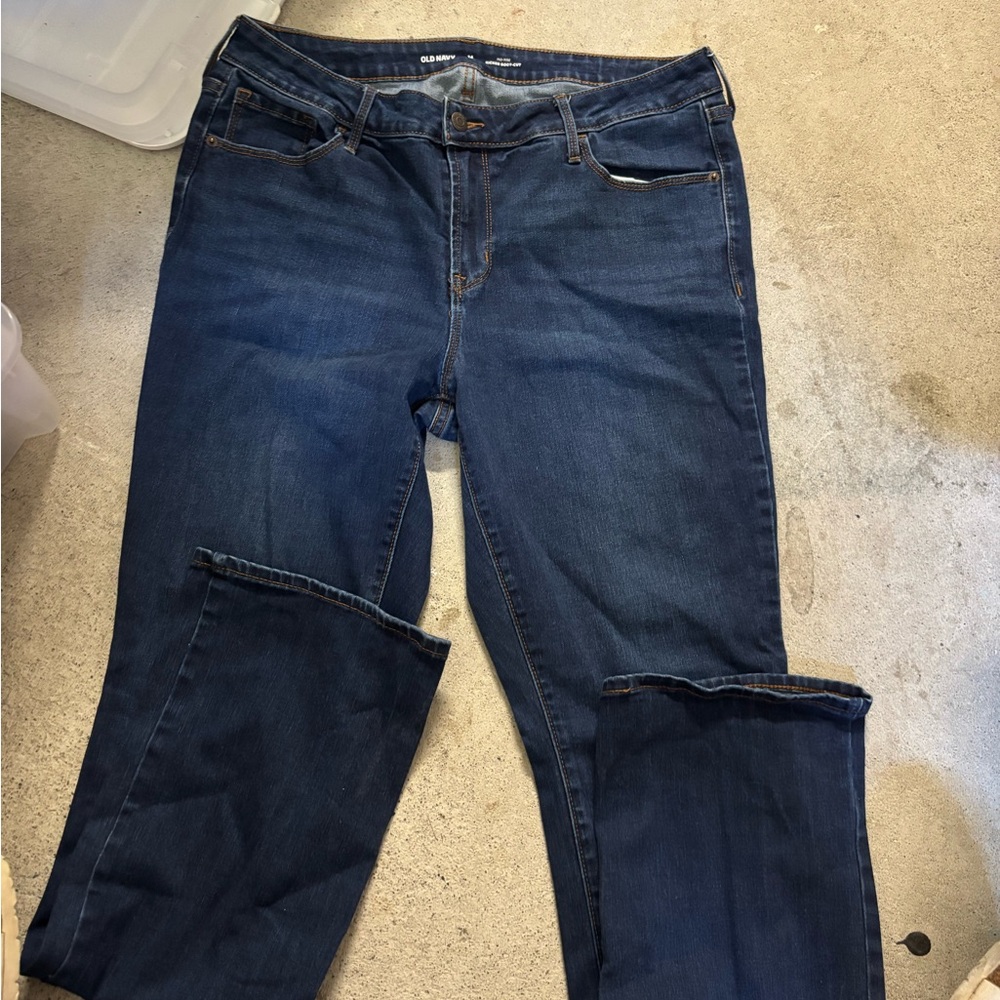Old Navy Women's mid rise kicker bootcut jeans